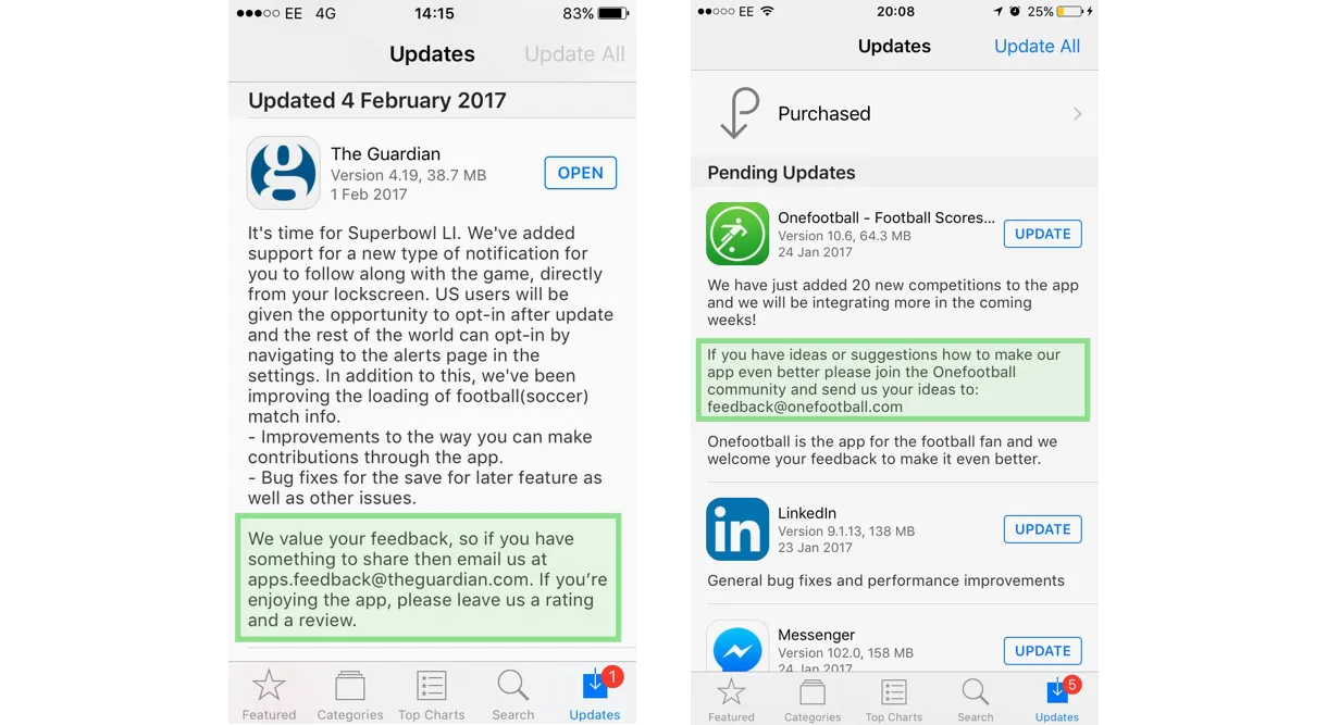 The Guardian & Onefootball